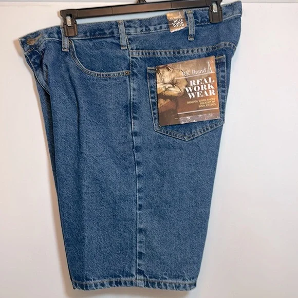 NWT RK Brand Men's 5 Pocket Denim Shorts 38 - Picture 1 of 9